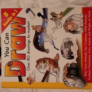 Kids educational art You can Draw book - 8 books in 1